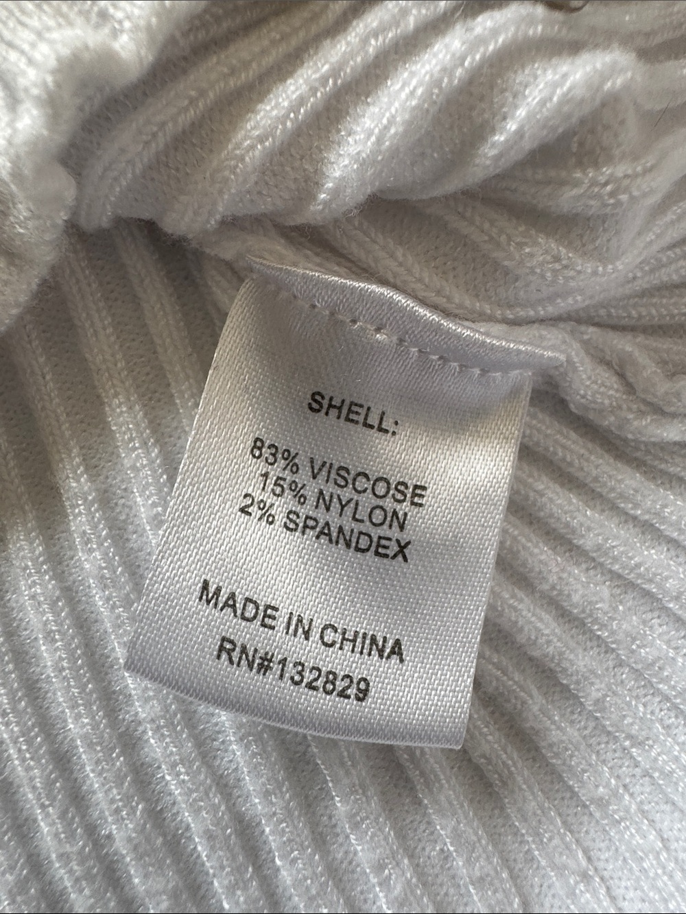 Superdown Revolve White Ribbed Zip Front Sweater Top Two-Way Zip Collared - Picture 8 of 8